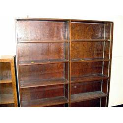 Wood Double Adjustable Shelving