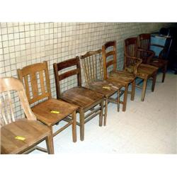 Assorted Wood Chairs