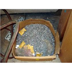 Box of assorted Panhead screws and nuts