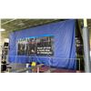 Image 1 : MASSIVE HANGING TOYOTA OPEN ROAD SIGN/TARP APPROX 20 X 40'