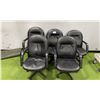 Image 1 : 5 ROLLING OFFICE CHAIRS