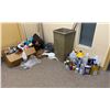 Image 2 : ENTIRE CONTENTS OF ROOM; LARGE VOLUME OF CLEANERS, PAIN SUPPLIES, HAND TOOLS, TABLE AND MORE
