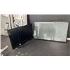 Image 1 : TOSHIBA AND SAMSUNG TVS, SAMSUNG WITH WALL MOUNT AND DAMAGE