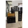 Image 1 : 6 METAL FILE CABINETS AND 4 PROJECTOR SCREENS