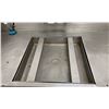 Image 3 : STAINLESS STEEL PREP STATION WITH SINK (ALREADY DISCONNECTED) APPROX 85 X 94" AND AMANA COMMERCIAL