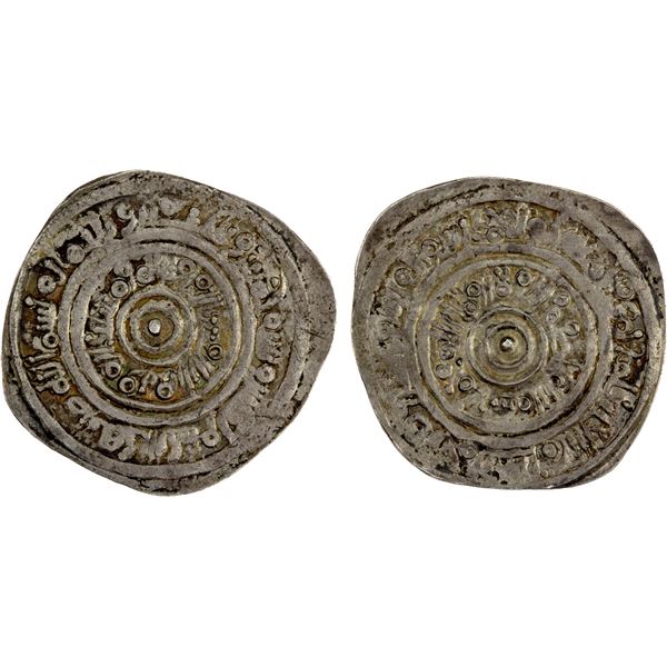 FATIMID: al-'Aziz, 975-996, AR 1/2 dirham (1.53g), Sabta, AH375, XF