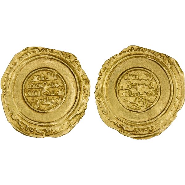 FATIMID: al-Zahir, 1021-1036, AV 1/4 dinar (1.03g), Misr, AH426, superb XF