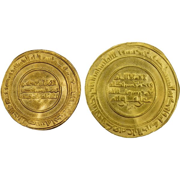 FATIMID: al-Mustansir, 1036-1094, AV dinar (4.15g), Misr, AH431, XF