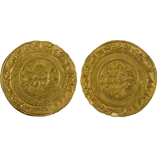 FATIMID: al-Mustansir, 1036-1094, AV dinar (4.26g), Misr, AH435, XF