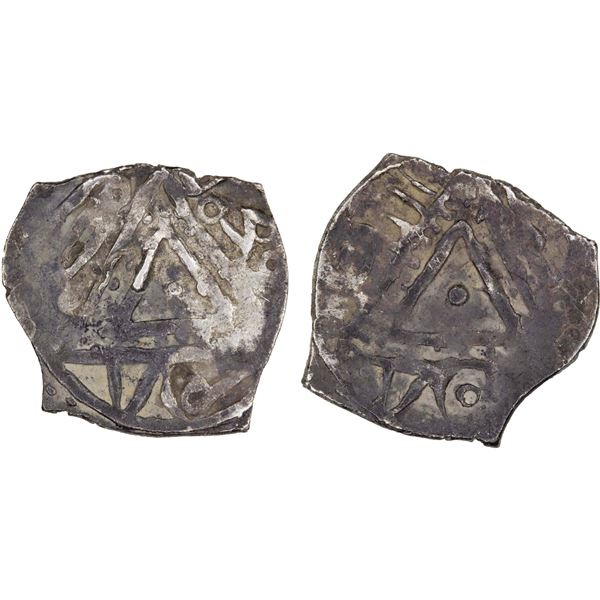 QATADID SHARIF OF MECCA: Mukaththir b. 'Isa al-Fulayta, 1188-1197, AR dirham (1.16g), NM, ND, F-VF