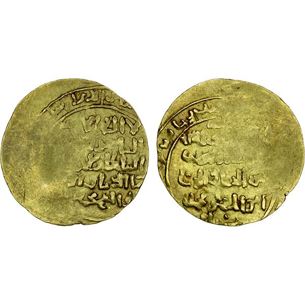 GHORID: Mu'izz al-Din Muhammad, 1171-1206, AV dinar (4.52g), MM, DM, VF