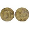 Image 1 : GHORID: Taj al -Din Yildiz, 1206-1215, AV dinar (3.99g), Ghazna, AH612, crude F-VF