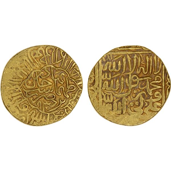 SAFAVID: Tahmasp I, 1524-1576, AV mithqal (4.76g), Yazd, AH930, VF-XF