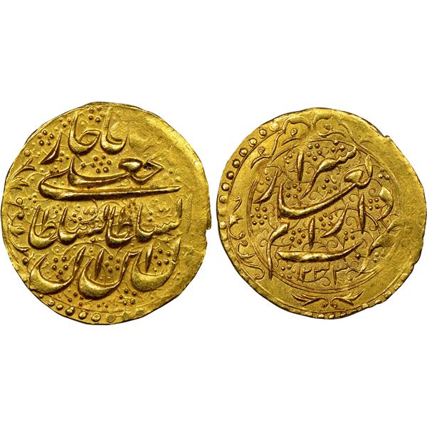 QAJAR: Fath 'Ali Shah, 1797-1834, AV toman, Shiraz, AH1232, NGC MS63