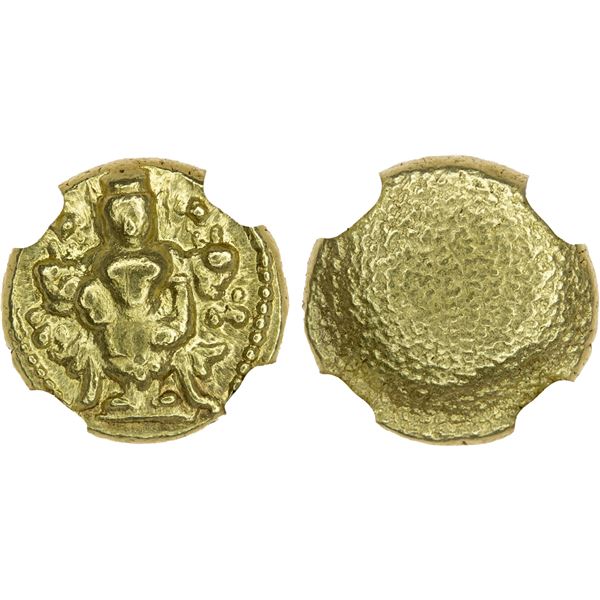 DUTCH INDIA: Tuticorin, AV pagoda, ND (ca. 1760-1795), NGC AU55