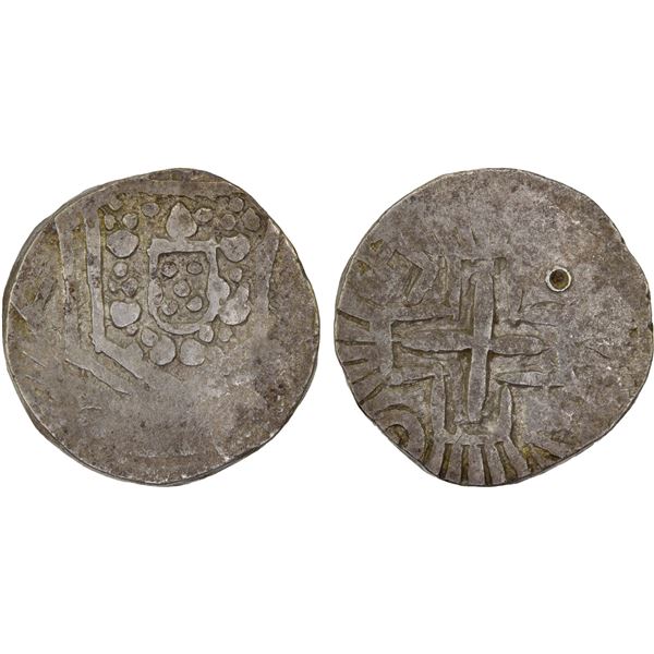 DAMAO: João V, 1706-1750, AR pardao (5.93g), 1750, crude F-VF