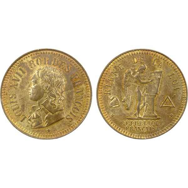 FRANCE: decime (9.60g), ND (1795-9), UNC