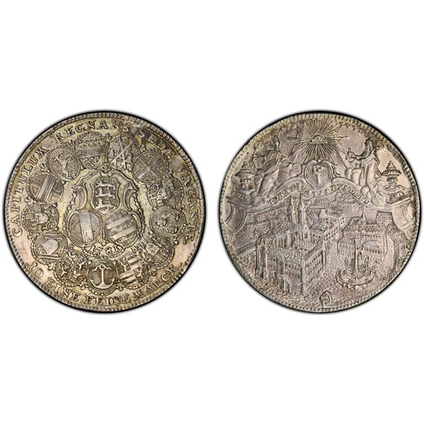 EICHSTADT: Bishopric, AR thaler, 1781, PCGS AU Details