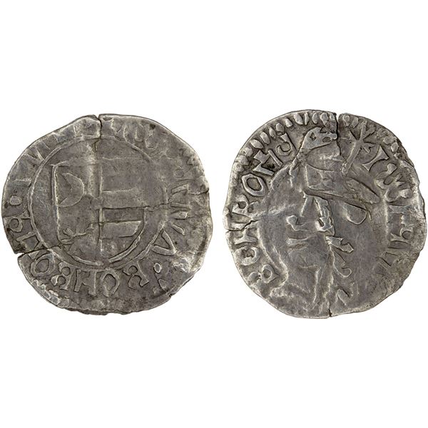 WALLACHIA: Radu III cel Frumos, 1462-1473, AR ducat (0.46g), Choice VF