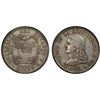 Image 1 : ECUADOR: Republic, AR 5 francos, Quito, 1858, PCGS AU53