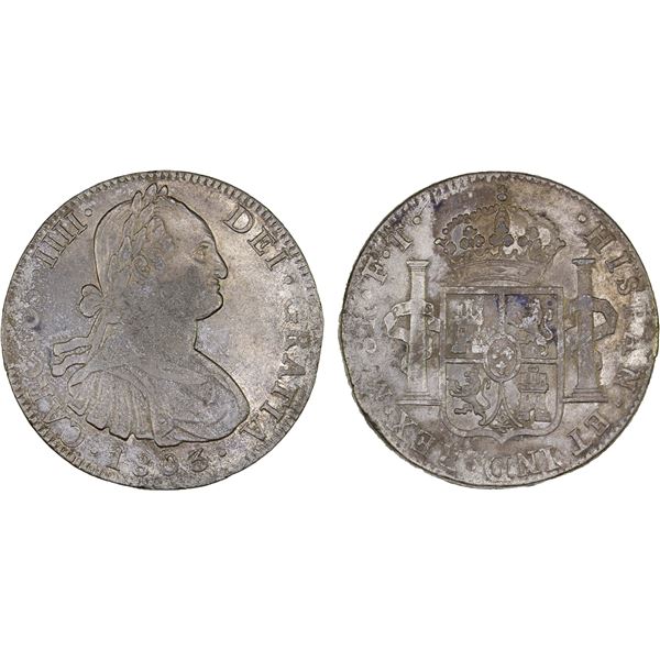 MEXICO: Carlos IV, 1788-1808, AR 8 reales, 1803-Mo, AU