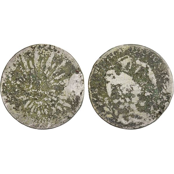 MEXICO: Revolutionary Issue, AR peso (25.49g), Sinaloa State, ND (1915), Fine