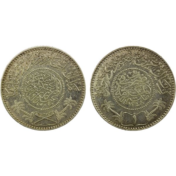 HEJAZ & NEJD: 'Abd al-'Aziz b. Sa'ud, 1926-1953, AR riyal, AH1348, XF-AU