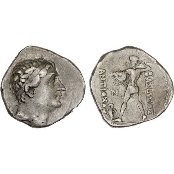 BACTRIA: Diodotos I & Diodotos II, co-regents, ca. 246-235 BC, AR tetradrachm (16.63g), VF