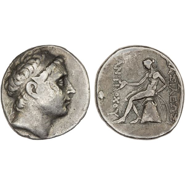 SELEUKID KINGDOM: Antiochos III 'the Great', 222-187 BC, AR tetradrachm (14.84g), 211/0-209/8 BC, VF