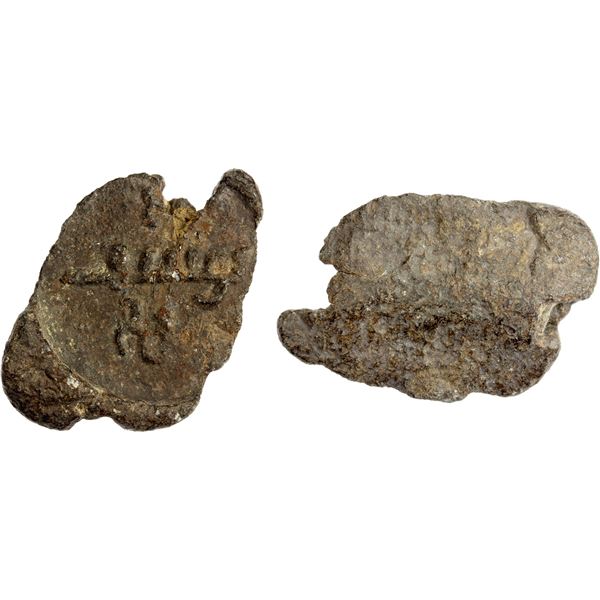 ABBASID: lead seal (11.04g), VF