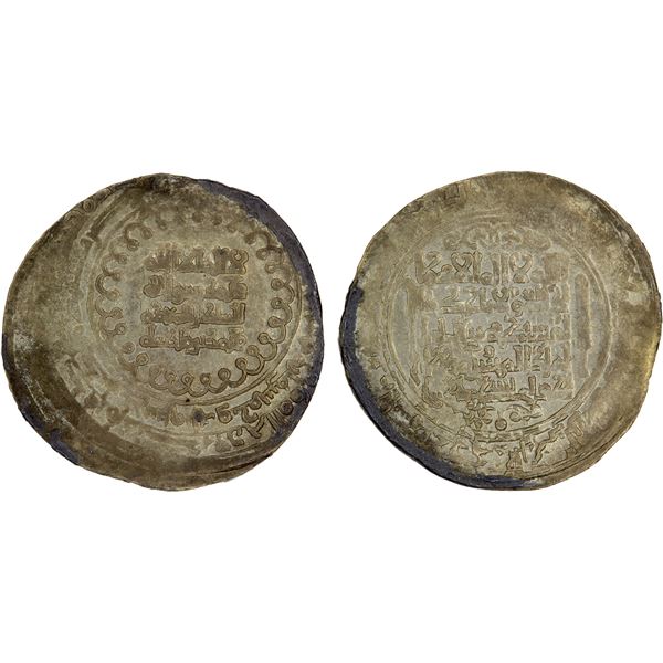 GREAT SELJUQ: Sanjar, as viceroy under Muhammad, 1099-1118, pale AV dinar (2.76g), Balkh, AH503, XF