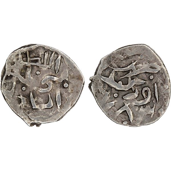 GOLDEN HORDE: Kunche Khan, fl. 1379-1393, AR dirham (1.03g), Uzkend, AH783, strong VF