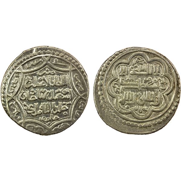 ILKHAN: Abu Sa'id, 1316-1335, AR dinar (6 dirhams) (9.34g), Jajerm, AH731, nearly XF