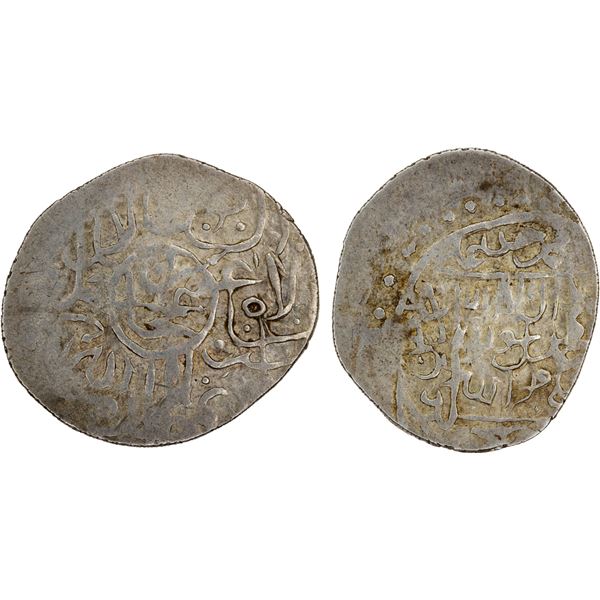 SAFAVID: Tahmasp I, 1524-1576, AR 1/2 tanka (1.64g), Timajan, ND, VF