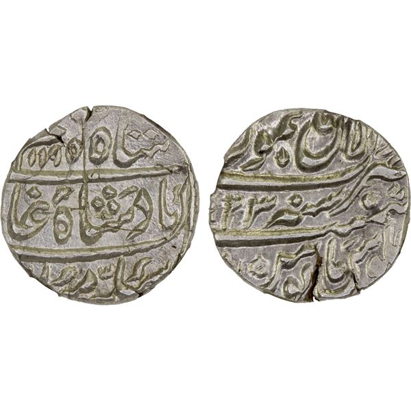 JAMMU: Brij Raj Dev, 1782-1787, AR rupee, AH1195 year 23, NGC MS63