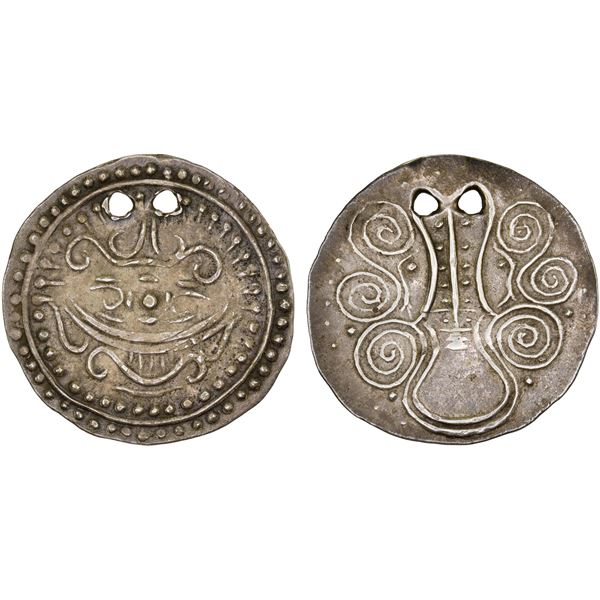 BURMESE KINGDOMS: Minemaw, AR amulet (6.65g), ca. 10th century or later, VF
