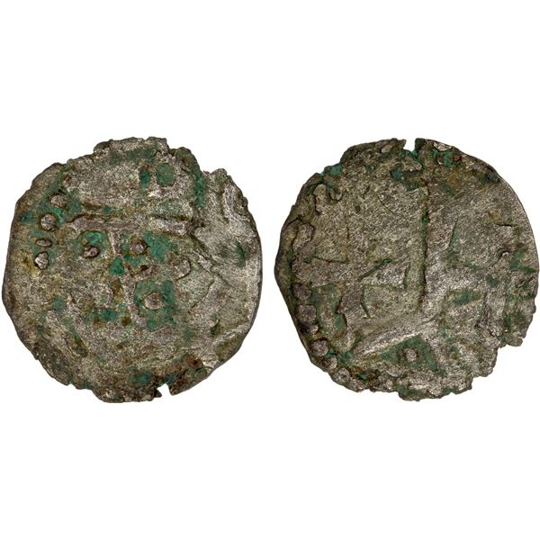 DENMARK: Valdemar II, 1202-1241, AR penning (0.36g), ND, Choice VF