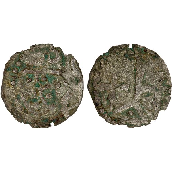 DENMARK: Valdemar II, 1202-1241, AR penning (0.36g), ND, Choice VF