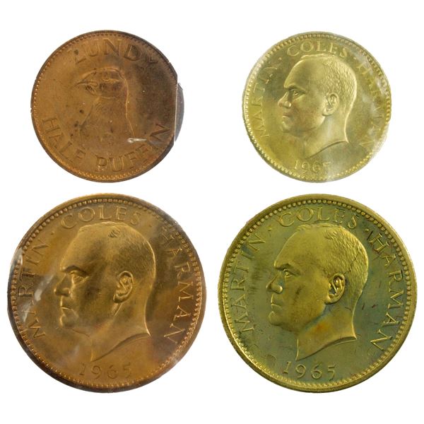 LUNDY: 4-coin proof set, 1965