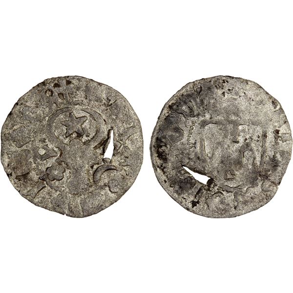 MOLDAVIA: Ilias I, sole reign, 1432-1433, AR groschen (0.90g), VF