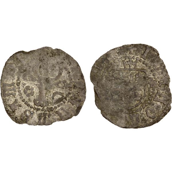MOLDAVIA: Stefan II, 1433-1447, AR double groschen (0.86g), F-VF
