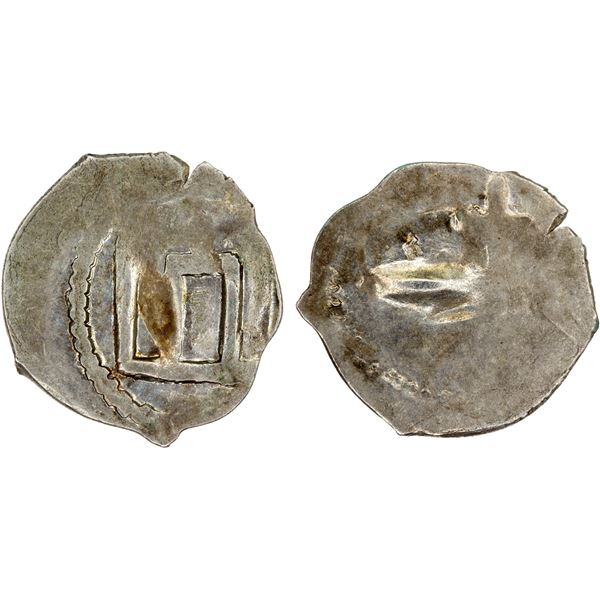 LITHUANIA: Vytautas (Vitovt), 1392-1430, AR denar (0.36g), Vilnius (Vilno), XF