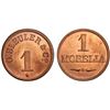 Image 1 : GUATEMALA: AE 1 real token, ND, PCGS MS65 RD