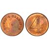 Image 1 : PANAMA: AE 4 reales token, ND, PCGS UNC Details
