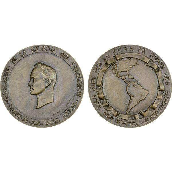 VENEZUELA: AE medal, 1951, UNC