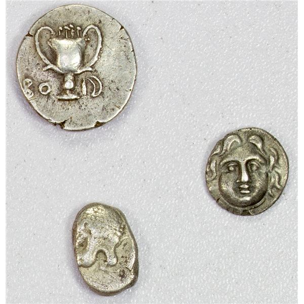 ANCIENT GREECE: LOT of 3 AR coins