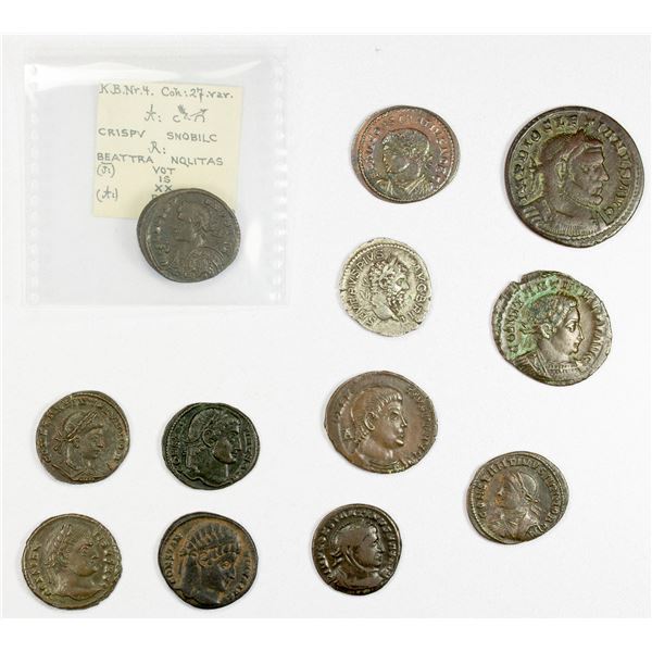 ROMAN EMPIRE: LOT of 12 coins