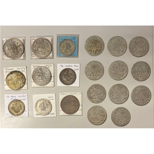 TURKEY: LOT of 20 coins