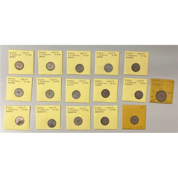 TURKEY: LOT of 16 coins