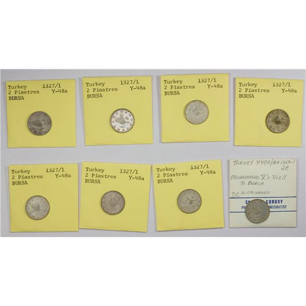 TURKEY: LOT of 8 coins